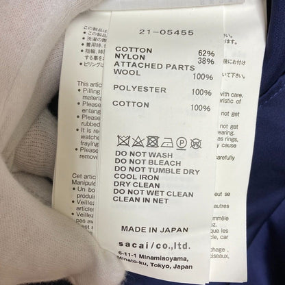 sacai バックレイヤード ワンピース
