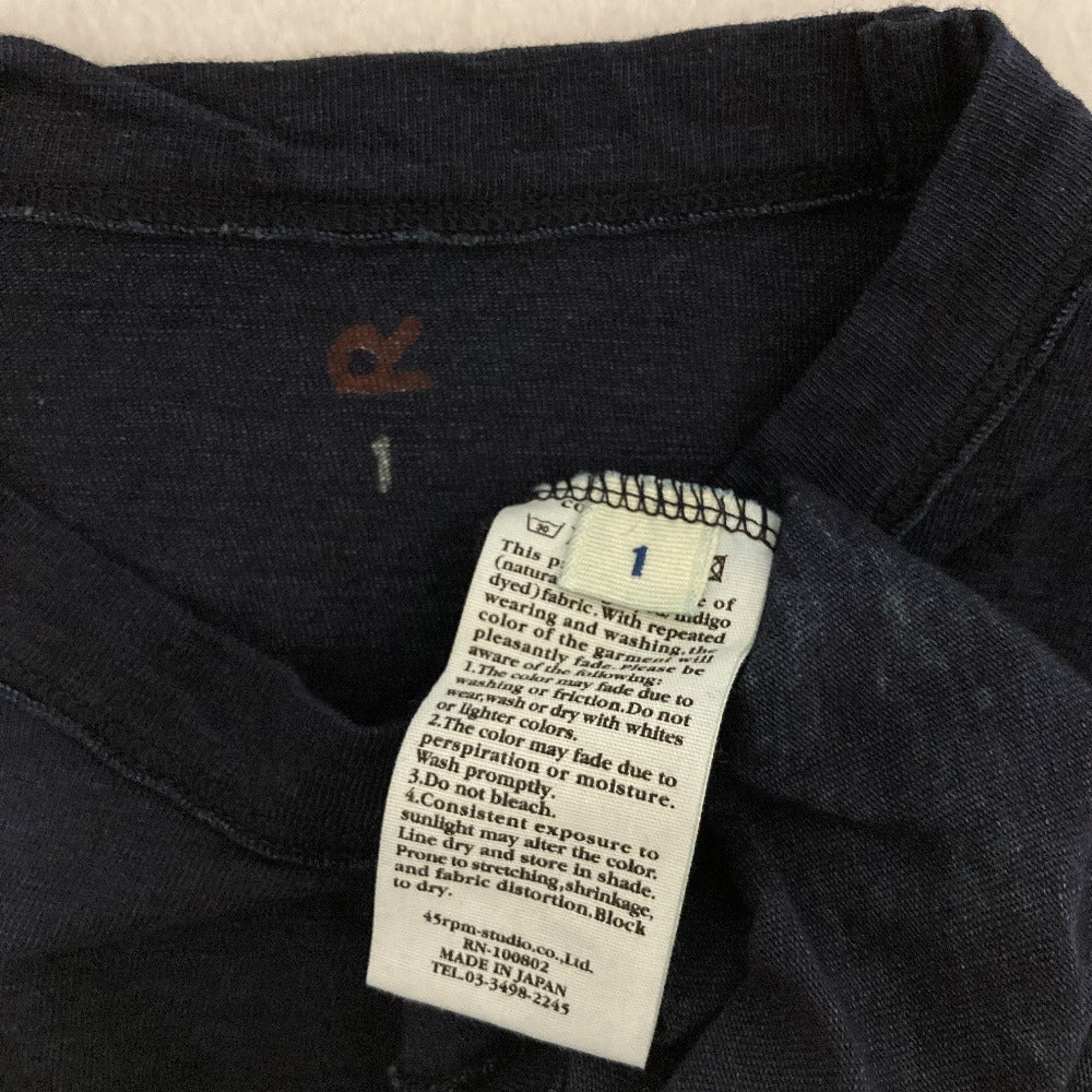 フォーティファイブアールピーエム クルーネックTシャツ コットン Tシャツ