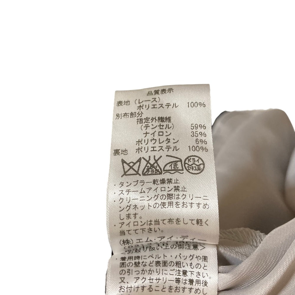 エムプルミエブラック カットワークレースワンピース