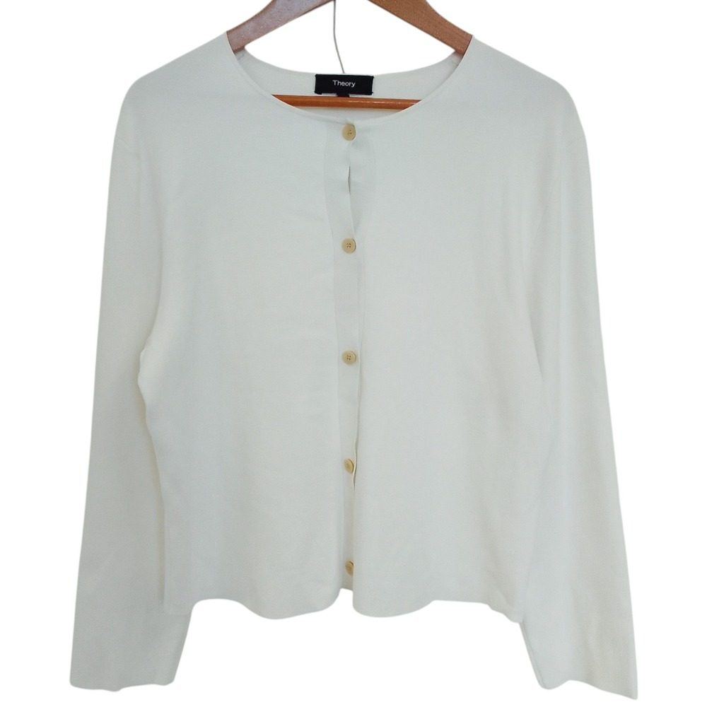 セオリー WOOSTER CREPE KNIT カーディガン