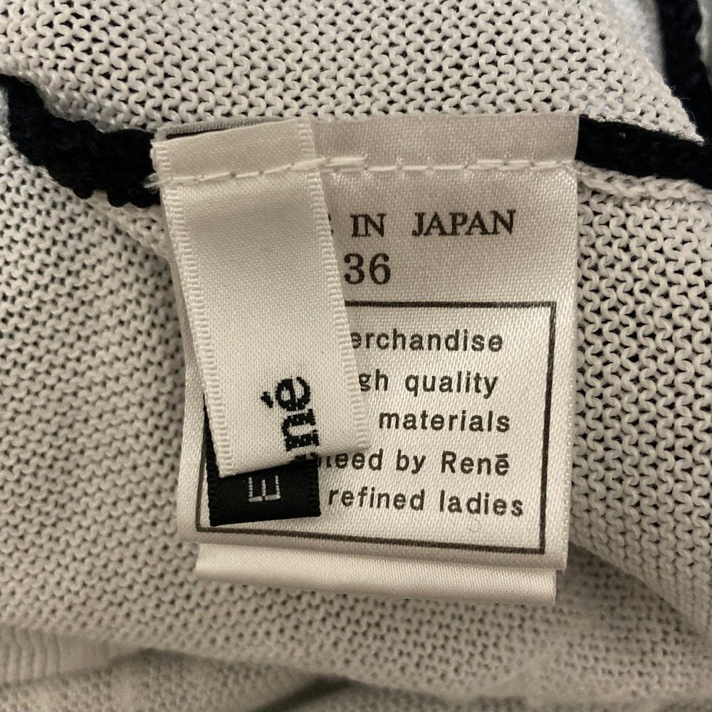 ルネ 透かし編みニットワンピース