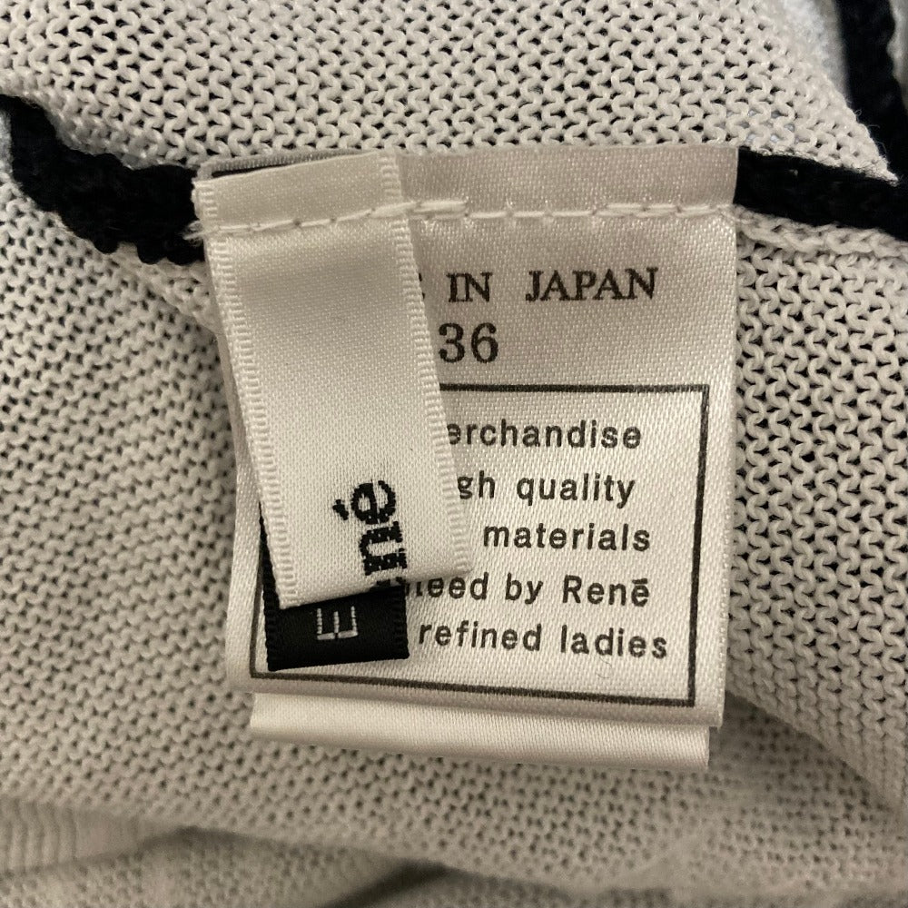 ルネ 透かし編みニットワンピース