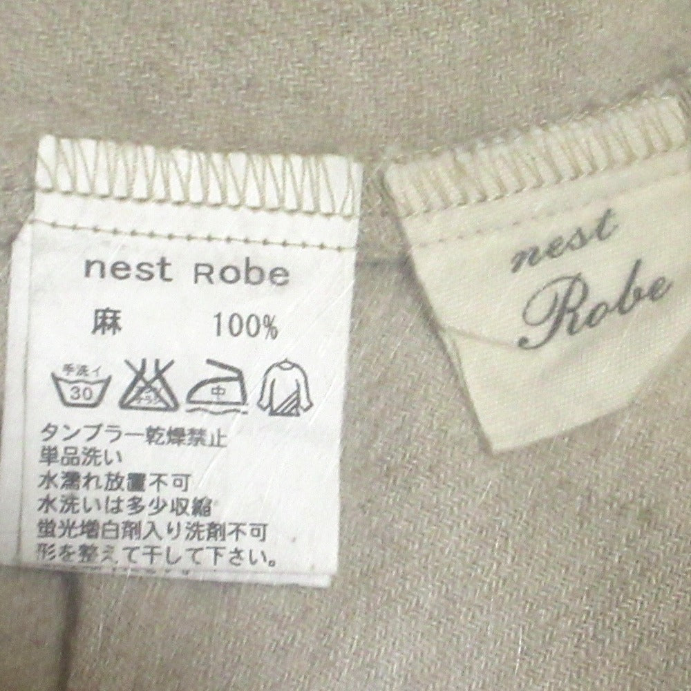 nest Robe リネンガウンコート