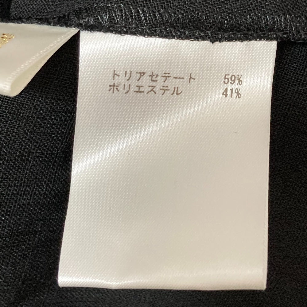 グレースクラス リネンライクボウタイノースリーブブラウス