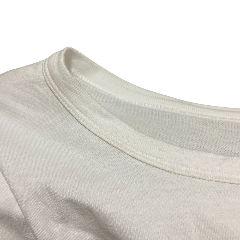 Plan C ビアンカ ドレープ クルーネックTシャツ コットン Tシャツ