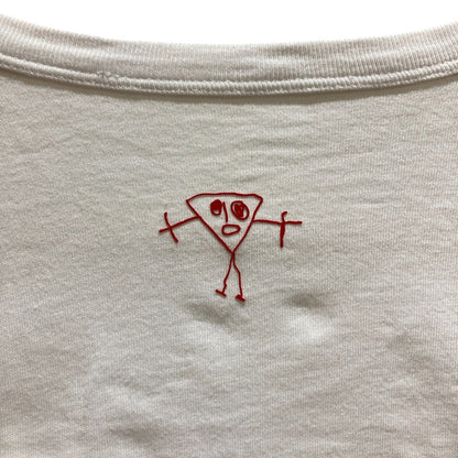 Plan C ビアンカ ドレープ クルーネックTシャツ コットン Tシャツ