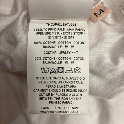 Plan C ビアンカ ドレープ クルーネックTシャツ コットン Tシャツ