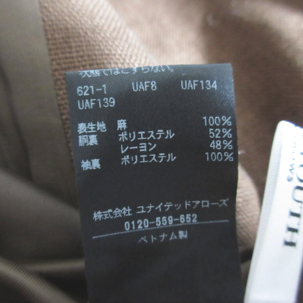 ビューティー&ユース ユナイテッドアローズ リネンノーカラージャケット
