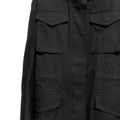サカイ Fabric Combo Jacket ニットドッキングミリタリージャケット