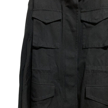 サカイ Fabric Combo Jacket ニットドッキングミリタリージャケット