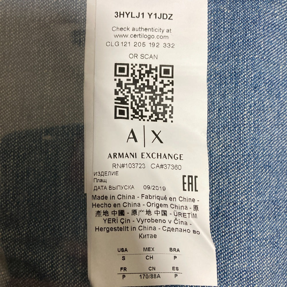 アルマーニエクスチェンジ デニムトレンチコート
