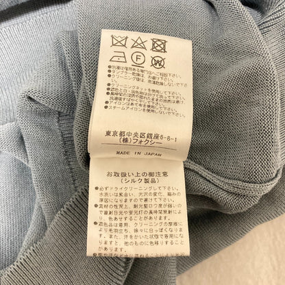 フォクシーニューヨーク フリルスリーブ シルクニットカットソー