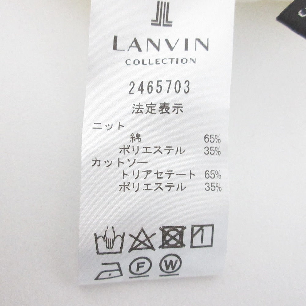 ランバンコレクション アシンメトリードッキングカットソー