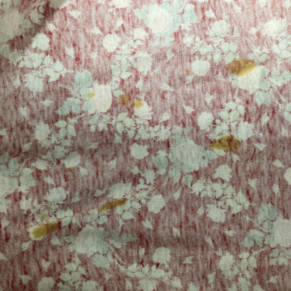PINK HOUSE フラワープリントロングフレアスカート