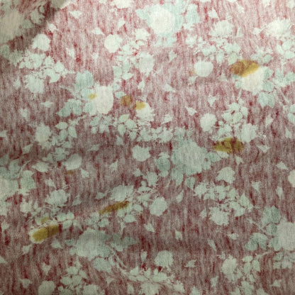 PINK HOUSE フラワープリントロングフレアスカート