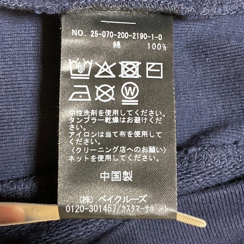 スピックアンドスパン バックロゴスウェット