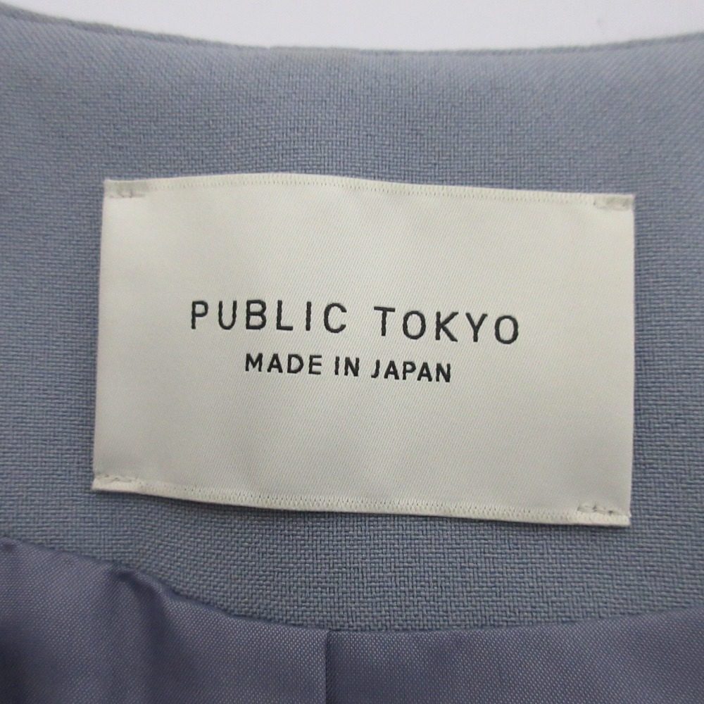 PUBLIC TOKYO 極 ノーカラージャケット