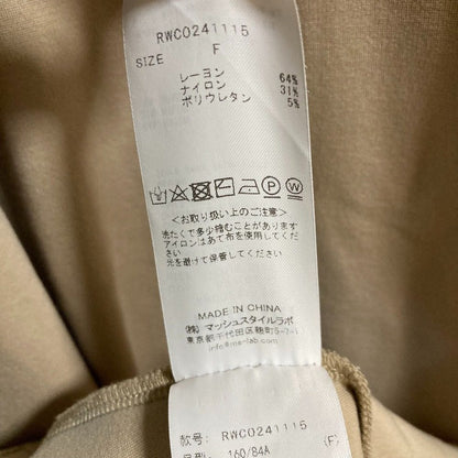ファーファー 刺繍ワンピース