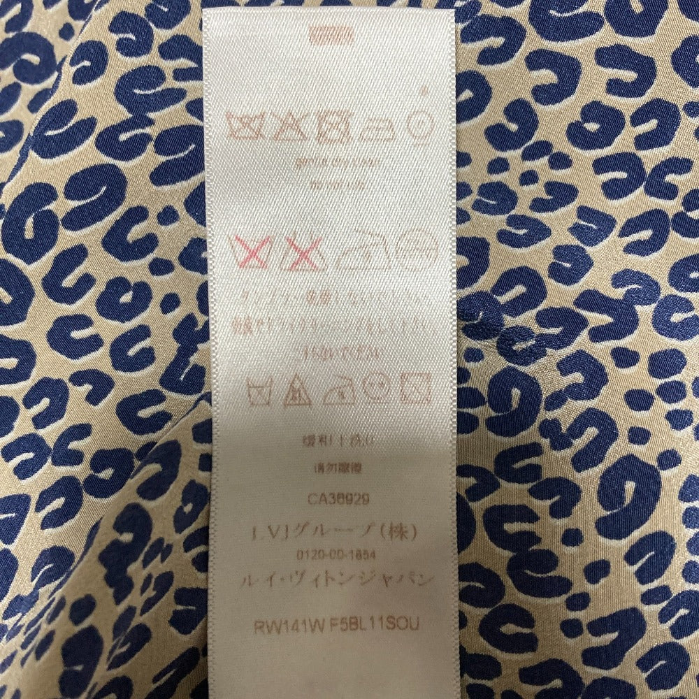 ルイヴィトン レオパード シルク ブラウス