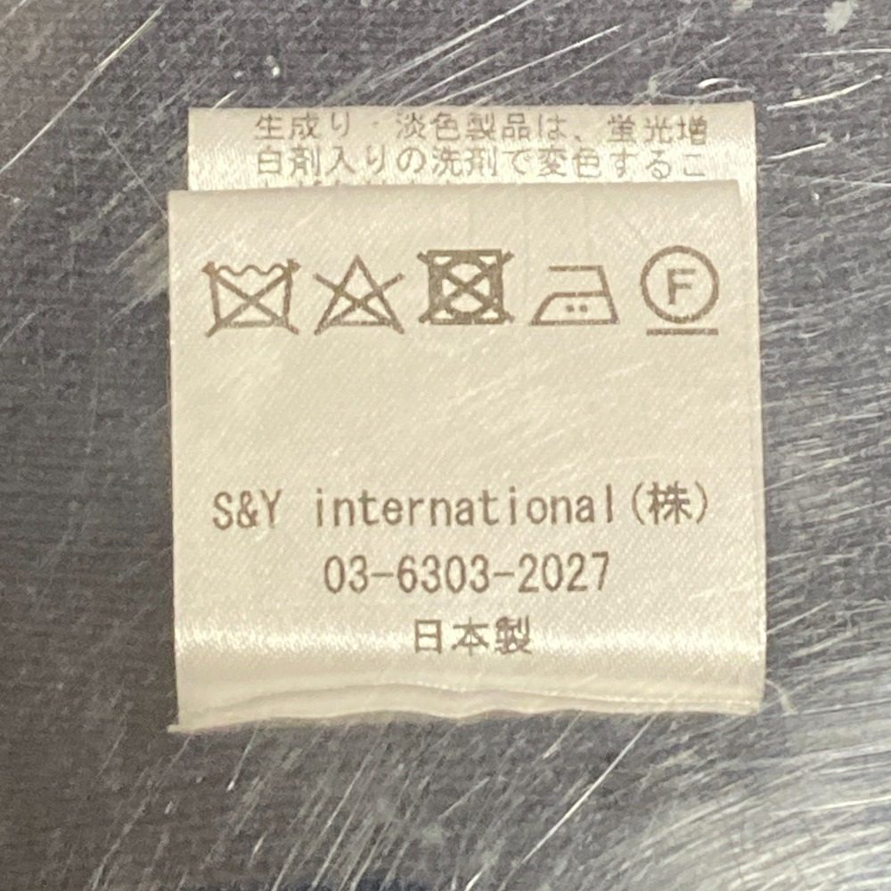 ラムシェ アシンメトリーリブニットセーター