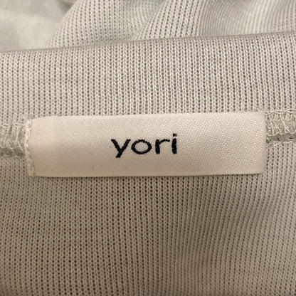 ヨリ チャンキーヘムラウンドTee ロングスリーブカットソー