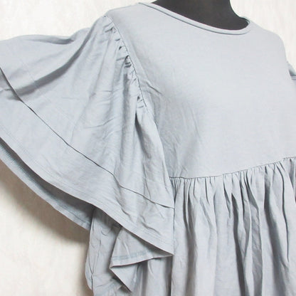 ヨリ ボヘミアンギャザーカットソー プルオーバー