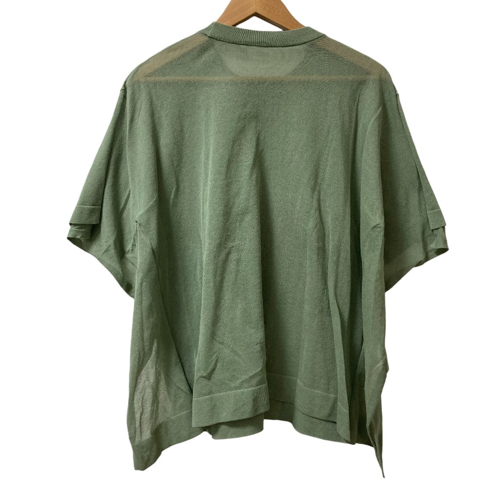 クラネ SHEER SQUARE KNIT トップス