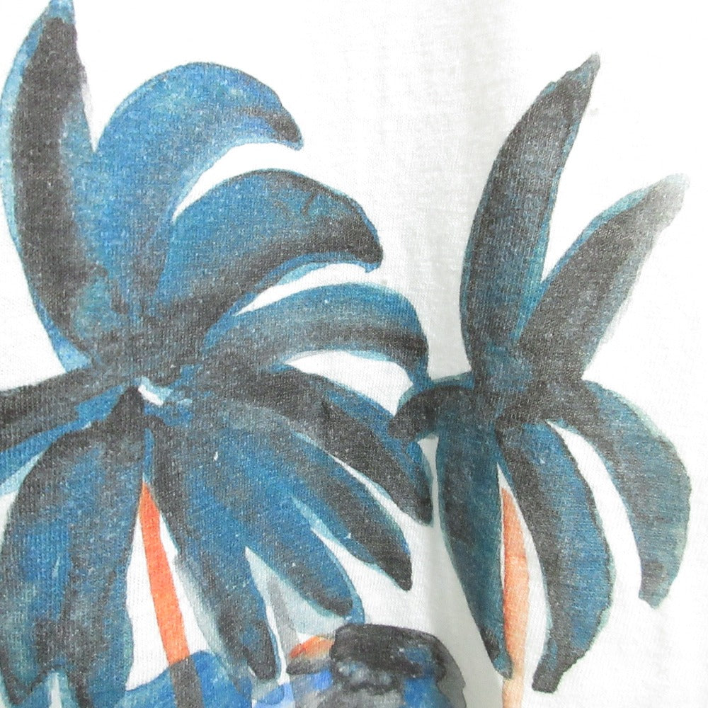 ロエベ ウォーターカラー プリント コットンTシャツ
