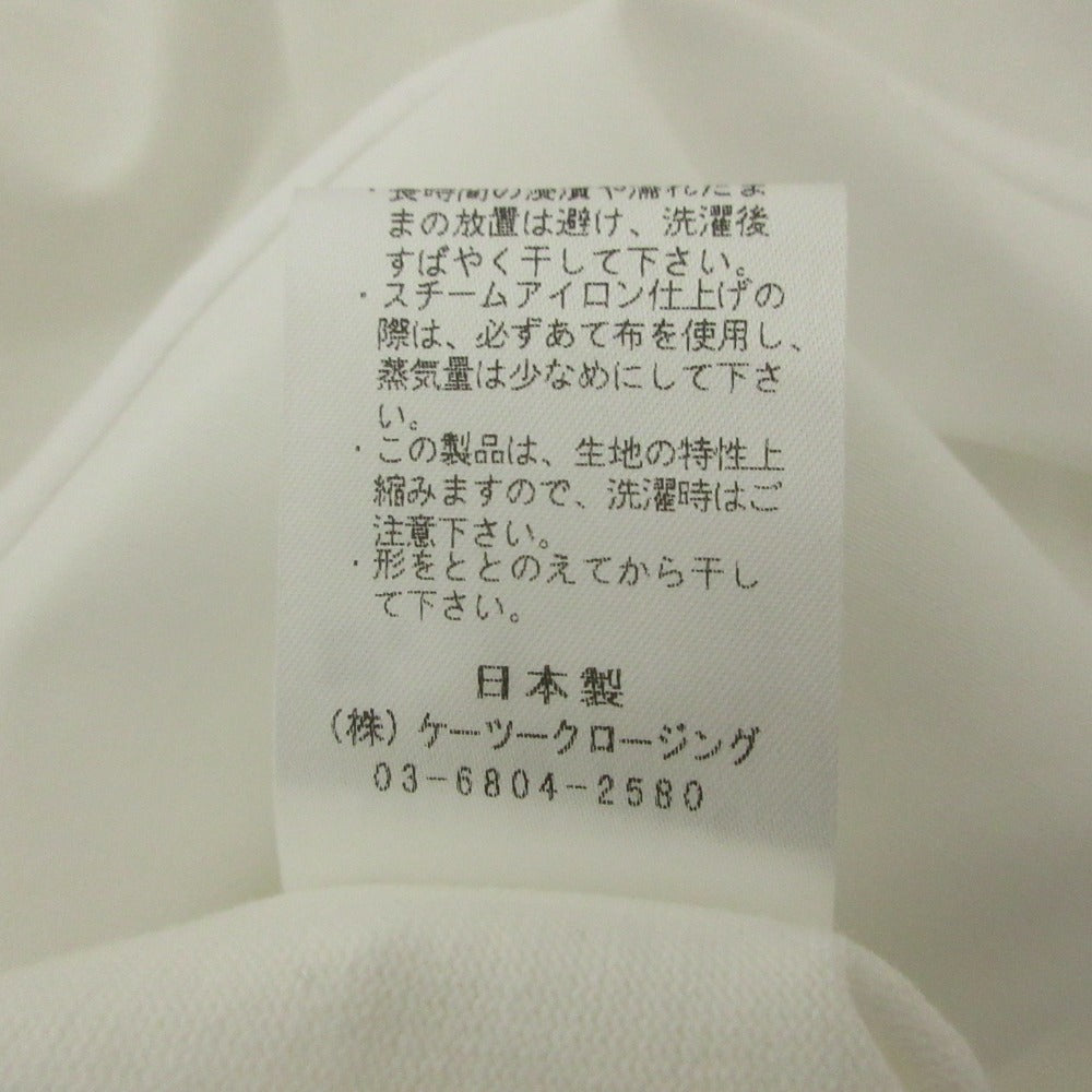 ヨリ Solid Back Flare Tee コットンTシャツ
