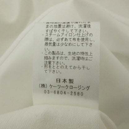 ヨリ Solid Back Flare Tee コットンTシャツ