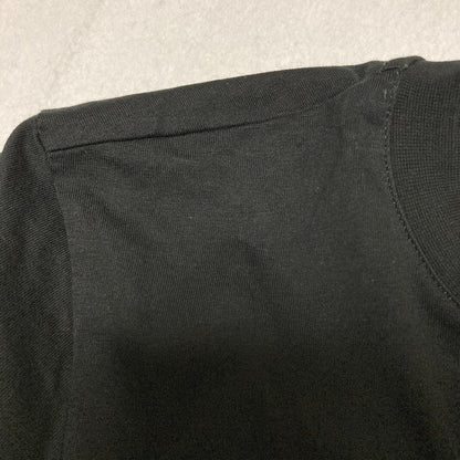 エムエスジーエム ロゴ刺繍コットンTシャツ
