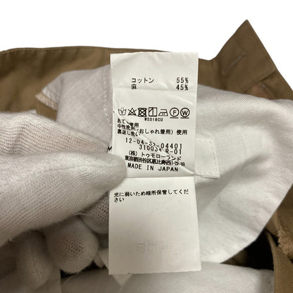 マカフィー コットンリネンワイドパンツ