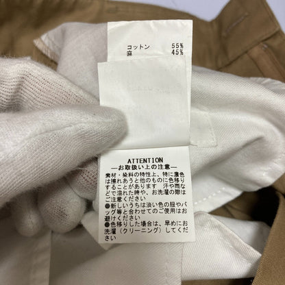 マカフィー コットンリネンワイドパンツ