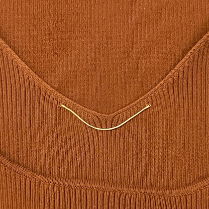 アパルトモンドゥーズィエムクラス Back V Rib リブニットタンクトップ