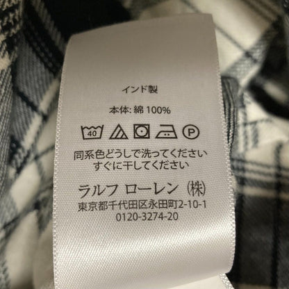 ポロラルフローレン チェック コットン シャツワンピース