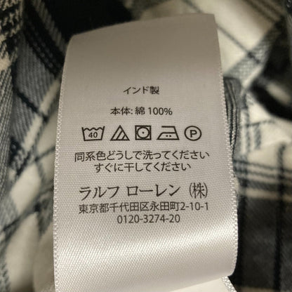 ポロラルフローレン チェック コットン シャツワンピース