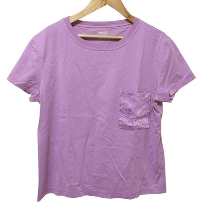エルメス 刺繍ポケット コットンTシャツ