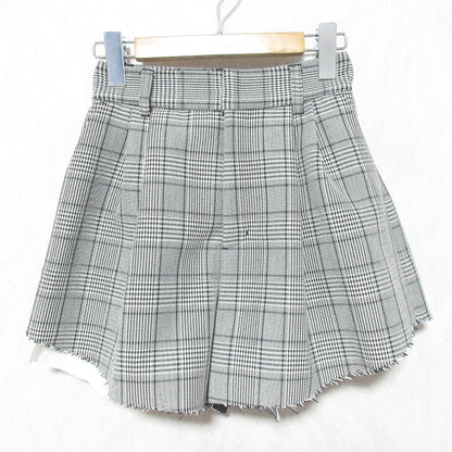 シェリエ グレンチェックショートパンツ
