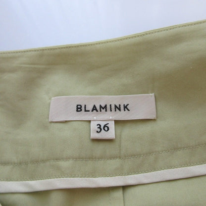BLAMINK コットンシルクストレートパンツ