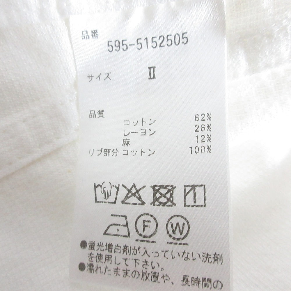 マーガレットハウエル WASHED OUT COTTON LINEN Tシャツ