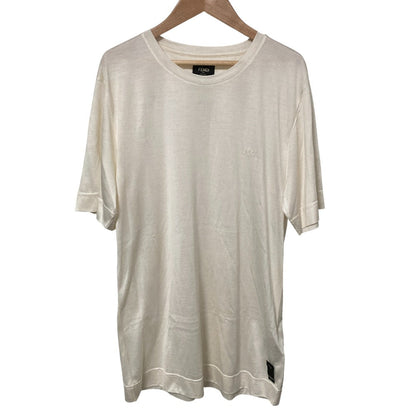 フェンディ LOGO SILK 半袖Tシャツ シルクTシャツ