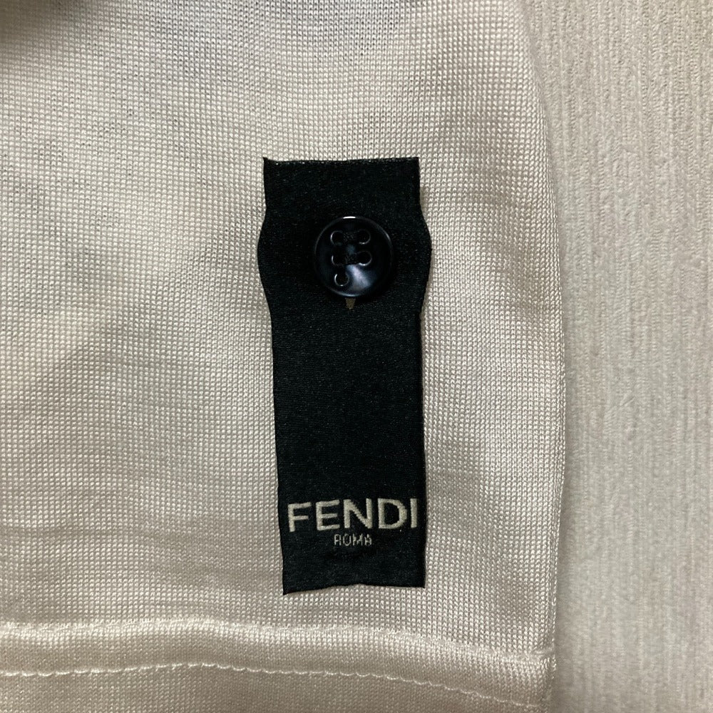 フェンディ LOGO SILK 半袖Tシャツ シルクTシャツ