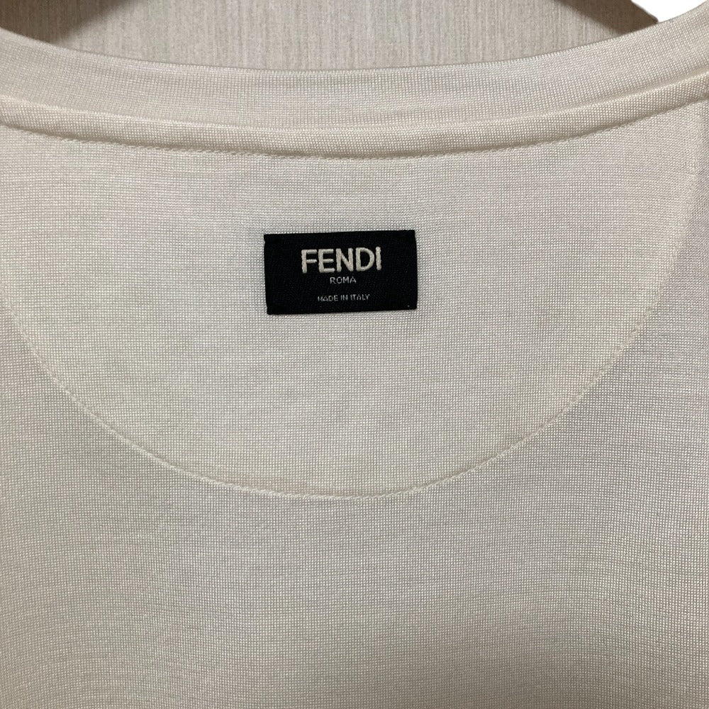 フェンディ LOGO SILK 半袖Tシャツ シルクTシャツ