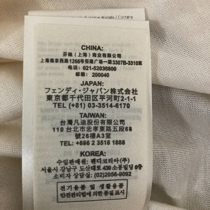 フェンディ LOGO SILK 半袖Tシャツ シルクTシャツ