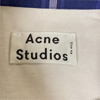 アクネストゥディオズ チェック半袖シャツ