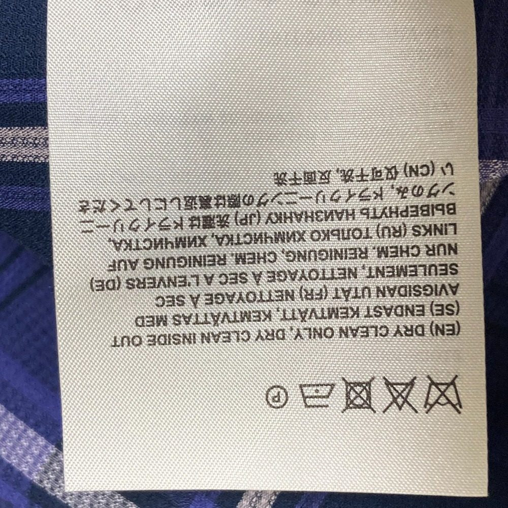 アクネストゥディオズ チェック半袖シャツ