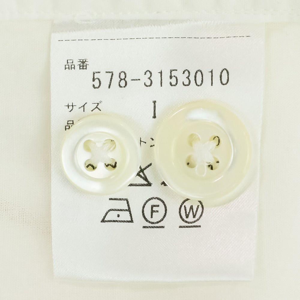 マーガレットハウエル ウォッシュドコットンタイブラウス