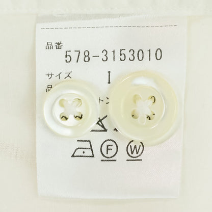 マーガレットハウエル ウォッシュドコットンタイブラウス