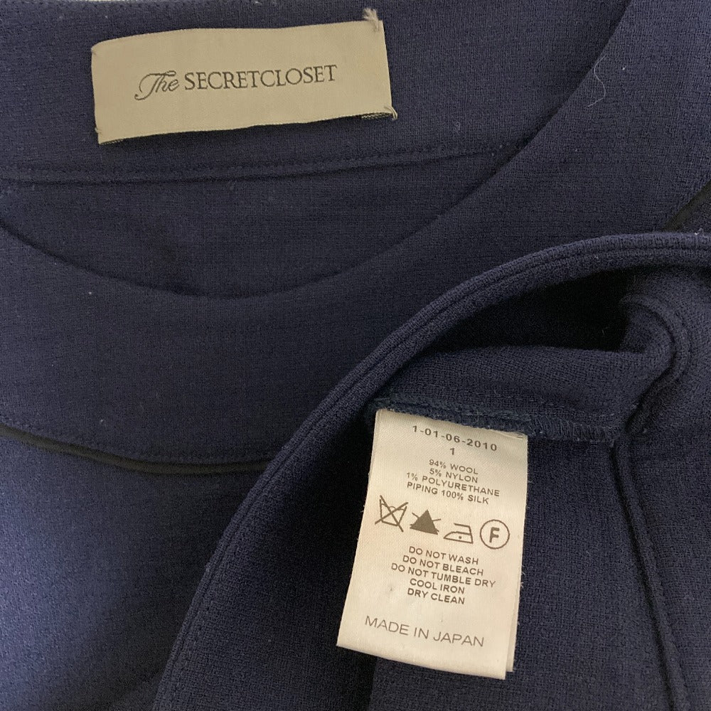 ザシークレットクローゼットクロップドショートスリーブブラウス