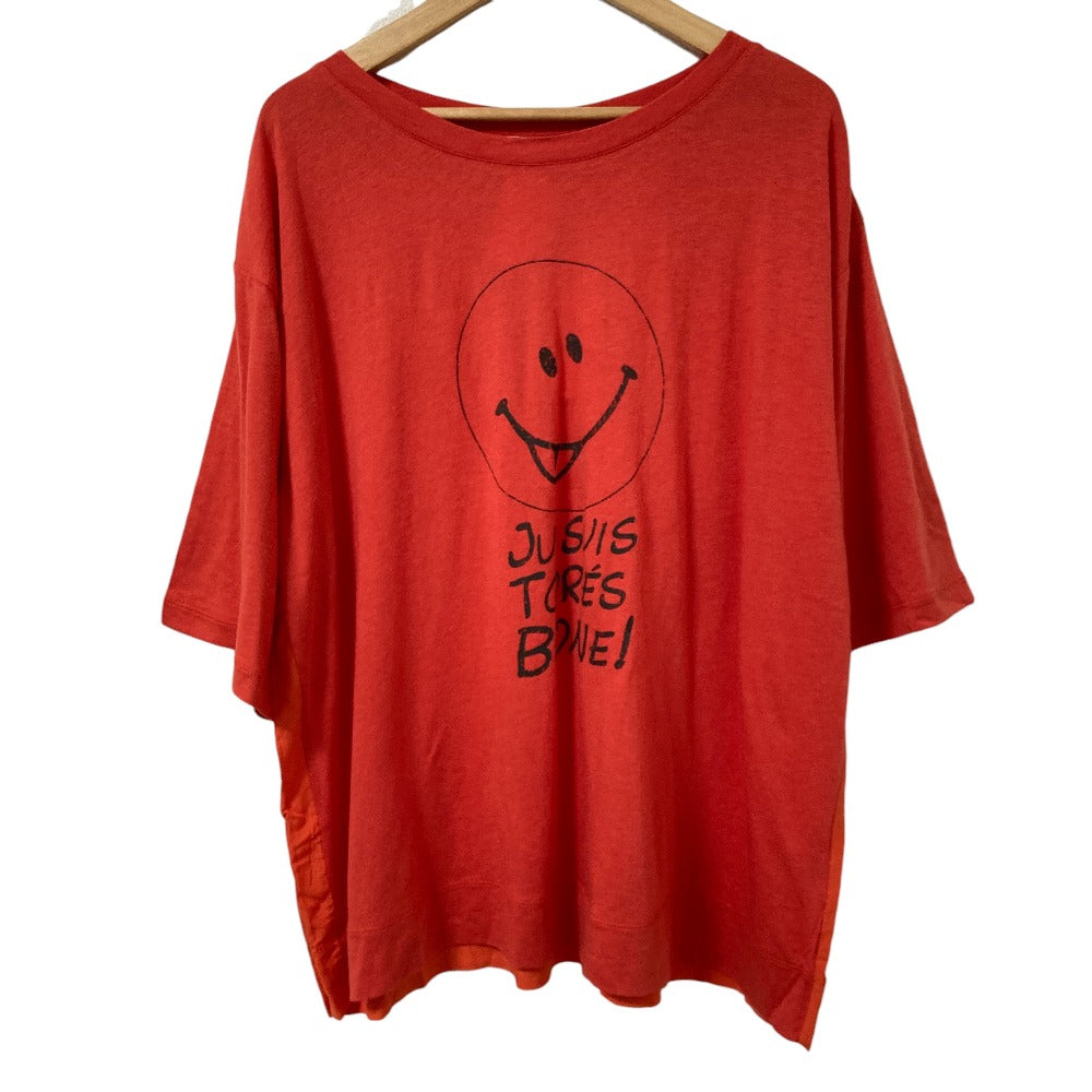 マンサール スマイル コットンTシャツ